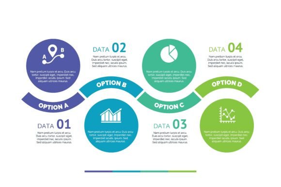 Clarify Complex Processes with a Four Circles Process Chart Slide Template