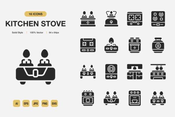 How Kitchen Stove Solid Icons Are Redefining Visual Storytelling Across Modern Creative Platforms