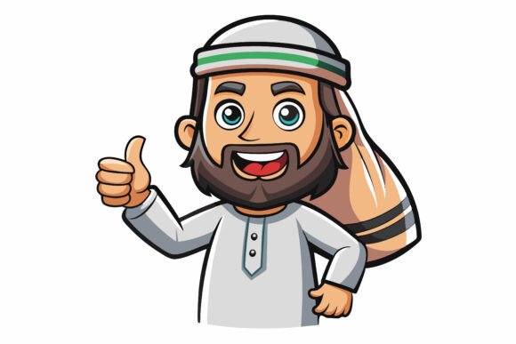 Making a Cartoon Bearded Man Sticker Work as a Strategic Visual Asset