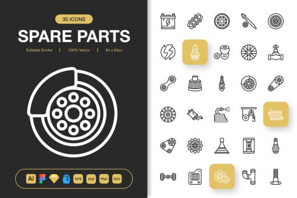 Spare Part Icons: The Ultimate Guide to High-Quality Icon Sets for Every Creative Project
