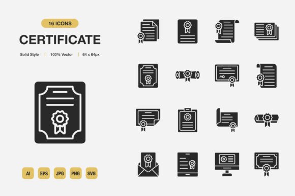 Understanding the Value of Certificate Solid Icons in Modern Design